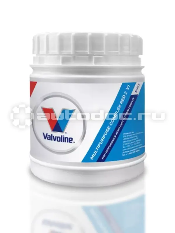 VALVOLINE MULTIPURPOSE COMPLEX RED 2 Смазка литиевая