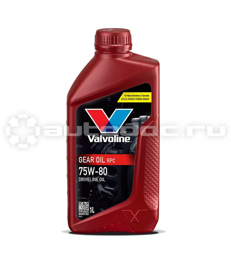VALVOLINE GEAR OIL 75W-80 RPC
