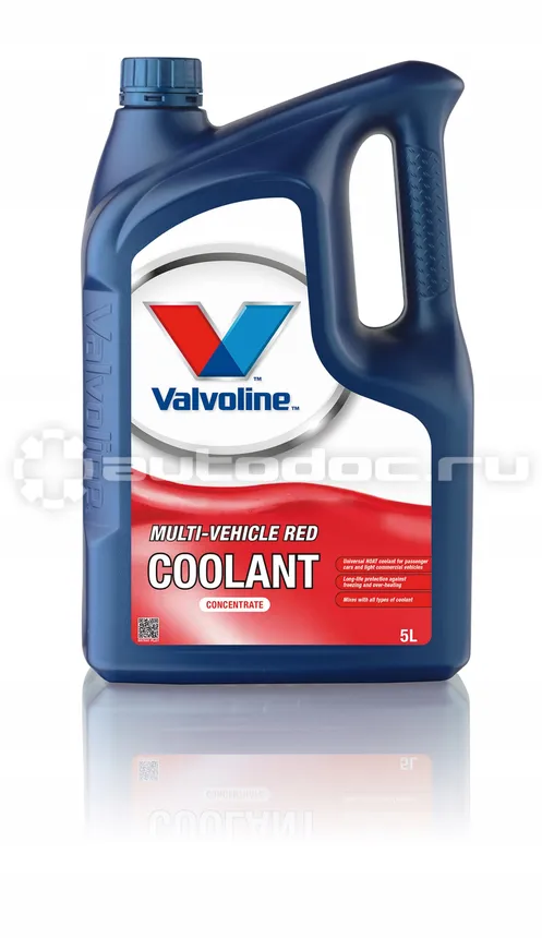 VALVOLINE MULTI-VEHICLE RED COOLANT CONC -37°С