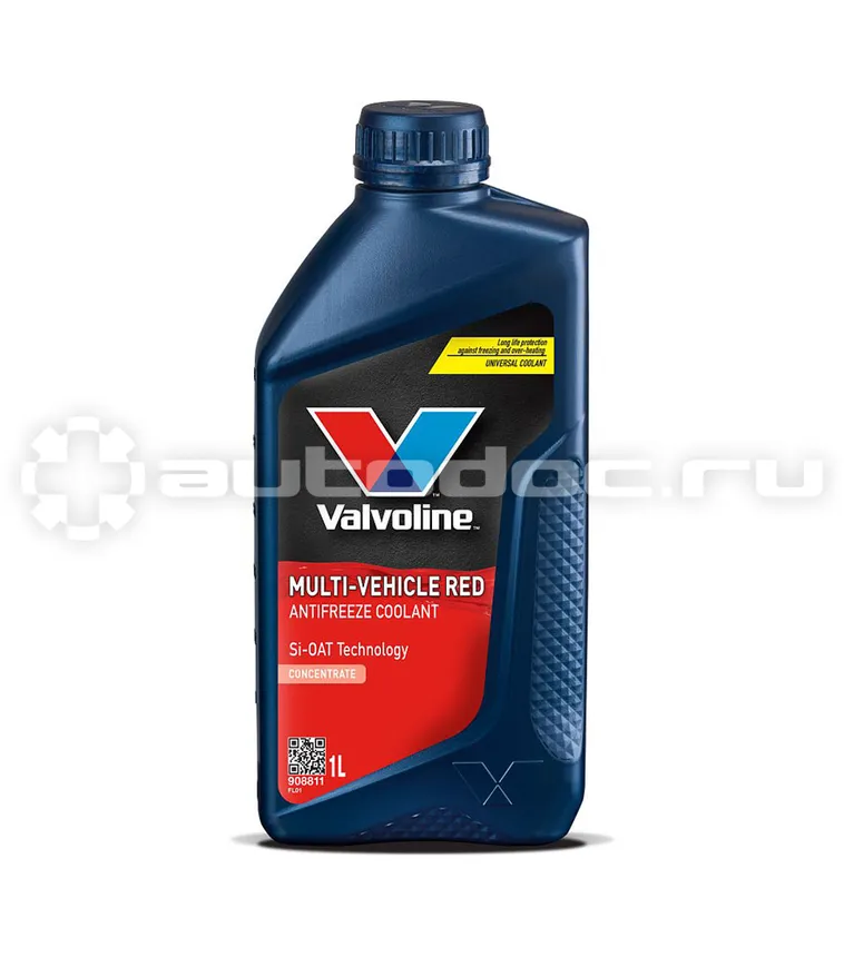 VALVOLINE MULTI-VEHICLE RED COOLANT CONC -37°С