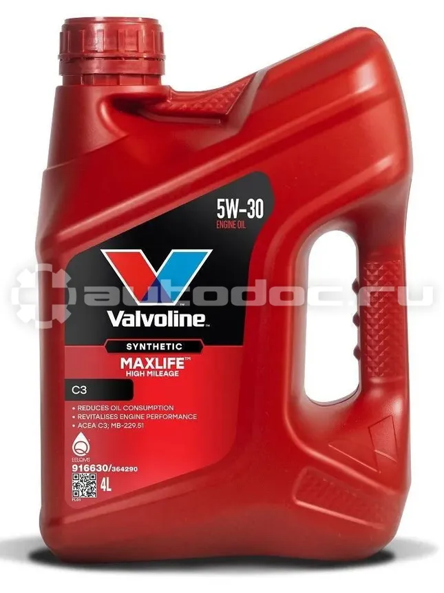 VALVOLINE MAXLIFE C3 SAE 5W-30