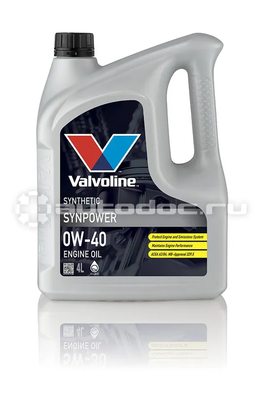 VALVOLINE SYNPOWER SAE 0W-40