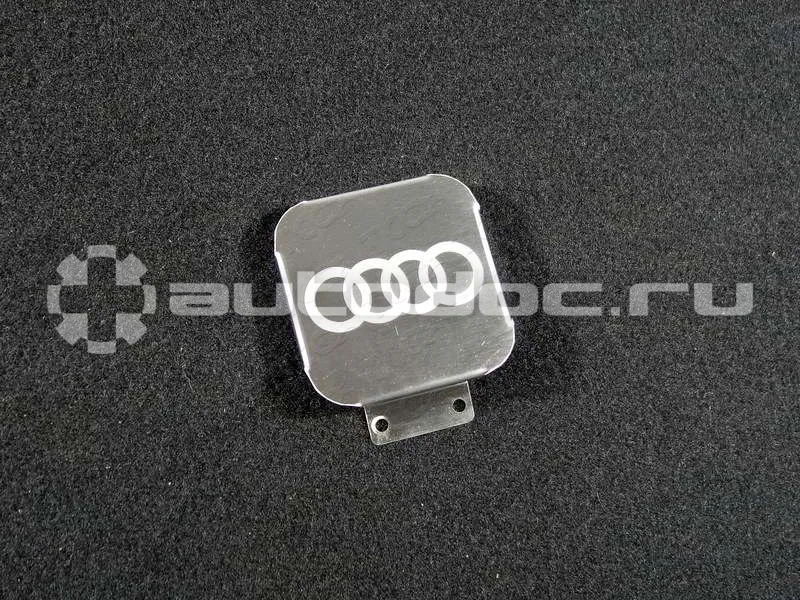 TCC Заглушка на фаркоп с логотипом Audi (нерж.сталь)