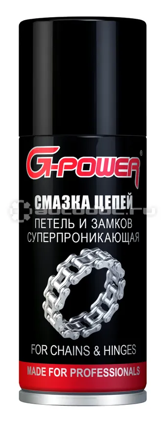G-POWER Смазка цепей, петель и замков суперпроникающая