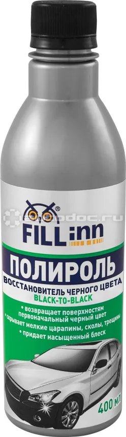 FILLINN BACK-TO-BLACK SHINE Полироль-восстановитель внешних деталей