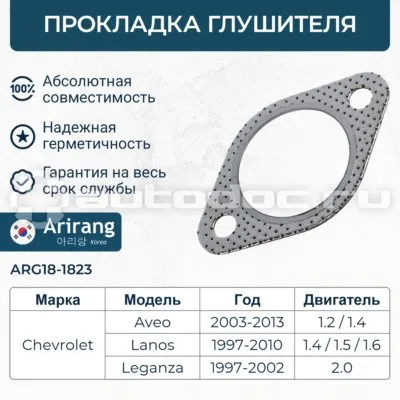 Прокладка глушителя