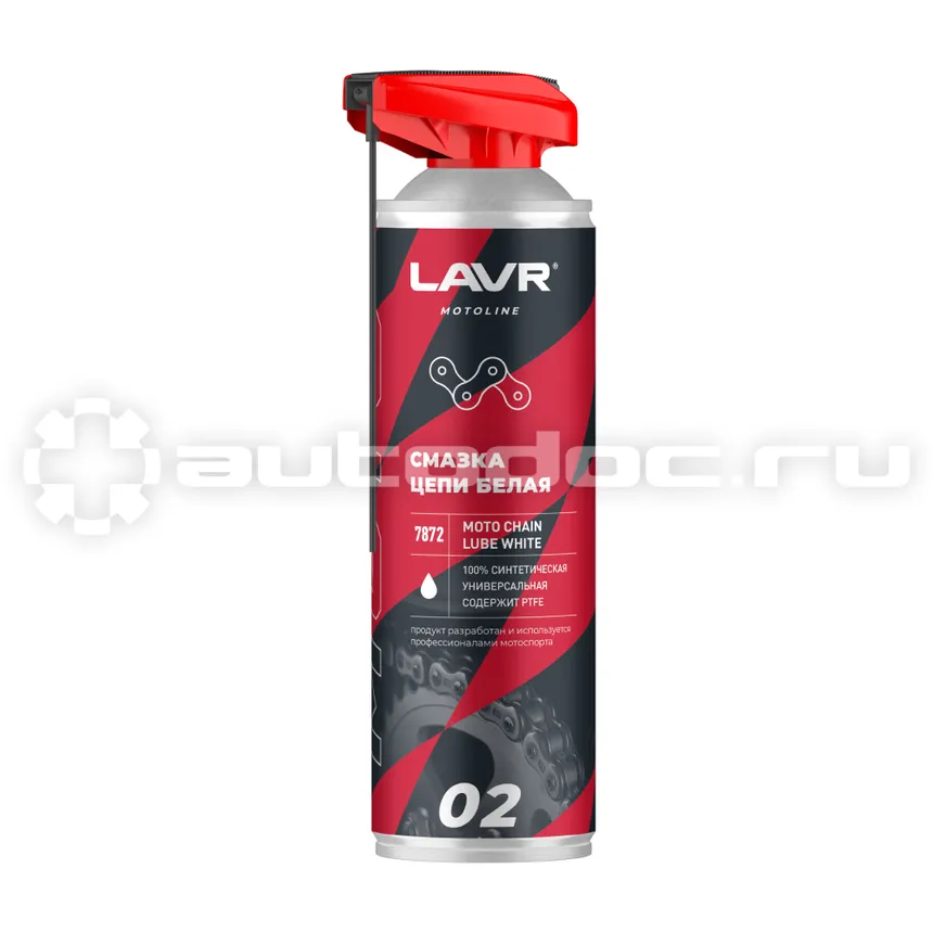 LAVR MOTOLINE Смазка цепи Белая