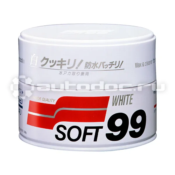 SOFT99 SOFT WAX Защитный полироль для кузова автомобиля, для светлых а | м