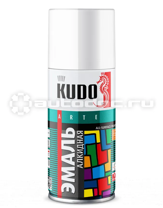 KUDO Эмаль универсальная алкидная KUDO RAL Белая глянцевая RAL 9003