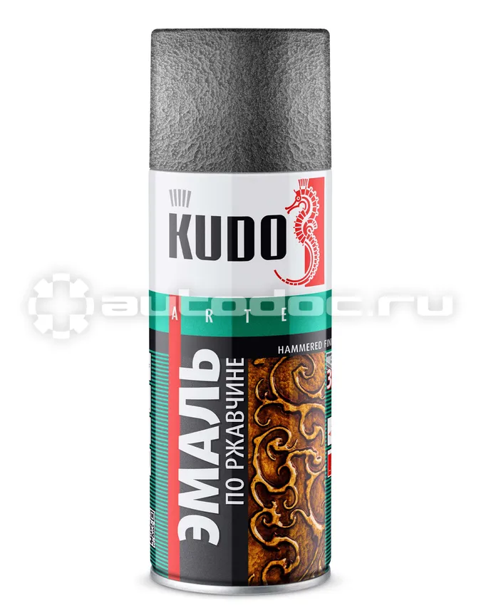 KUDO Эмаль молотковая по ржавчине