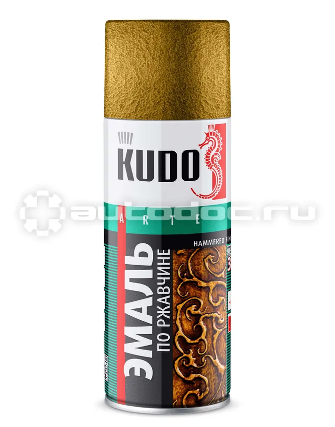 KUDO Эмаль молотковая по ржавчине