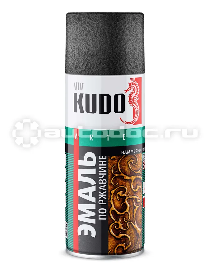 KUDO Эмаль молотковая по ржавчине