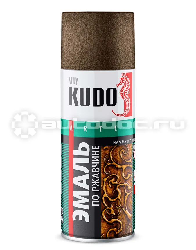 KUDO Эмаль молотковая по ржавчине