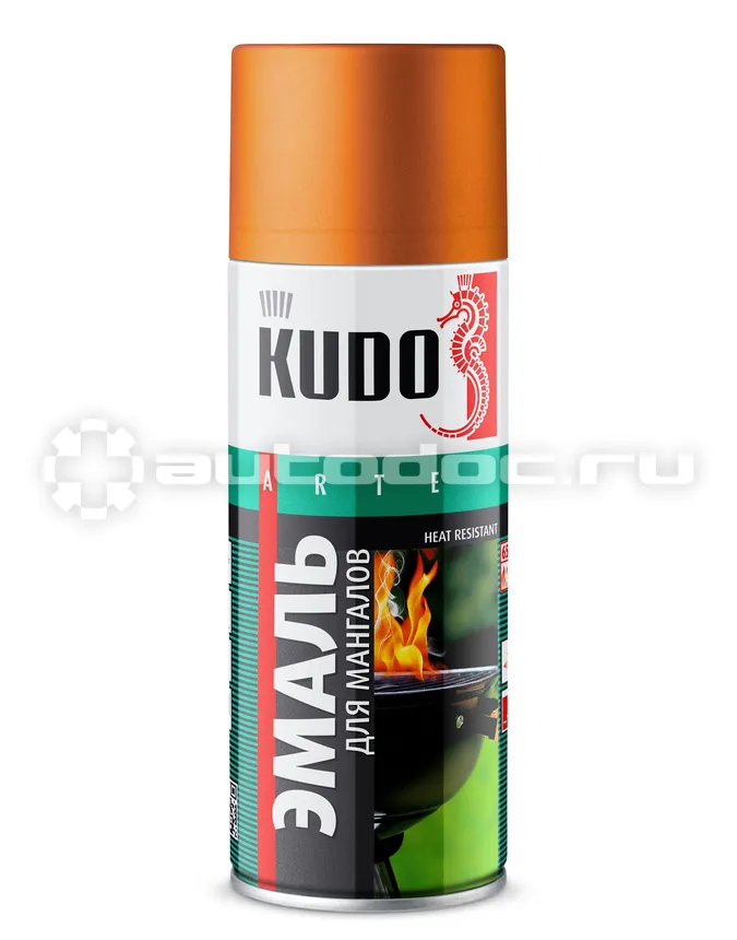 KUDO Эмаль термостойкая для мангалов KUDO Золотая