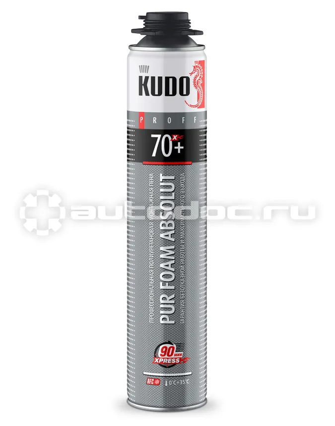 KUDO Пена монтажная профессиональная летняя KUDO PROFF ABSOLUT 70+ XPRESS