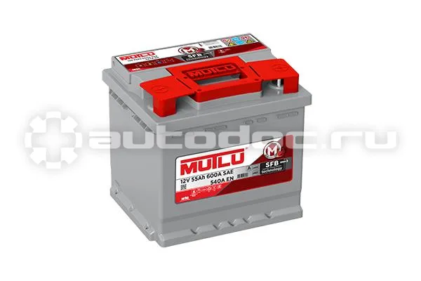 MUTLU Аккумулятор DIN TYPE SERIE 3 12V 55A | h 540A (207x175x190) ОП