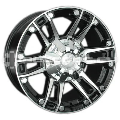 LS Диск колесный 8x17/6x139,7 ET36 D100,1 558 BKF (конус, Колпак+лого)