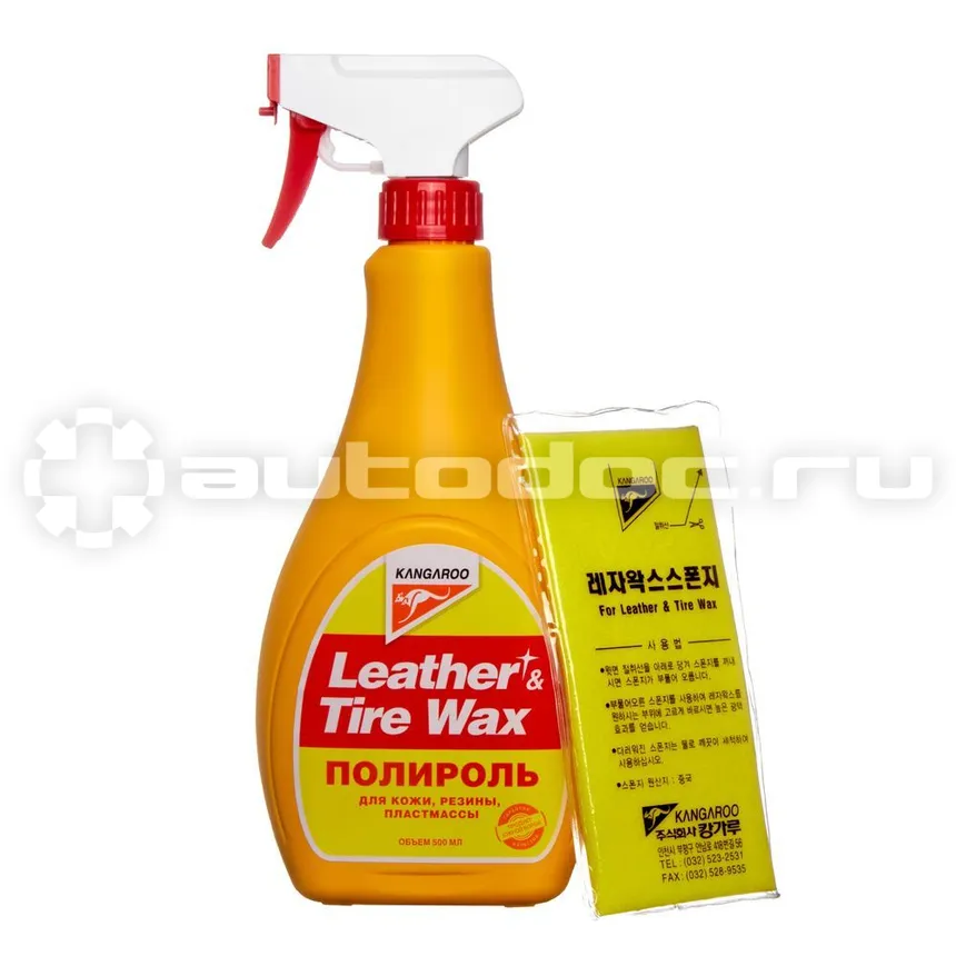 KANGAROO LEATHER&TIRE WAX Полироль универсальный для кожи, резины и пластмассы