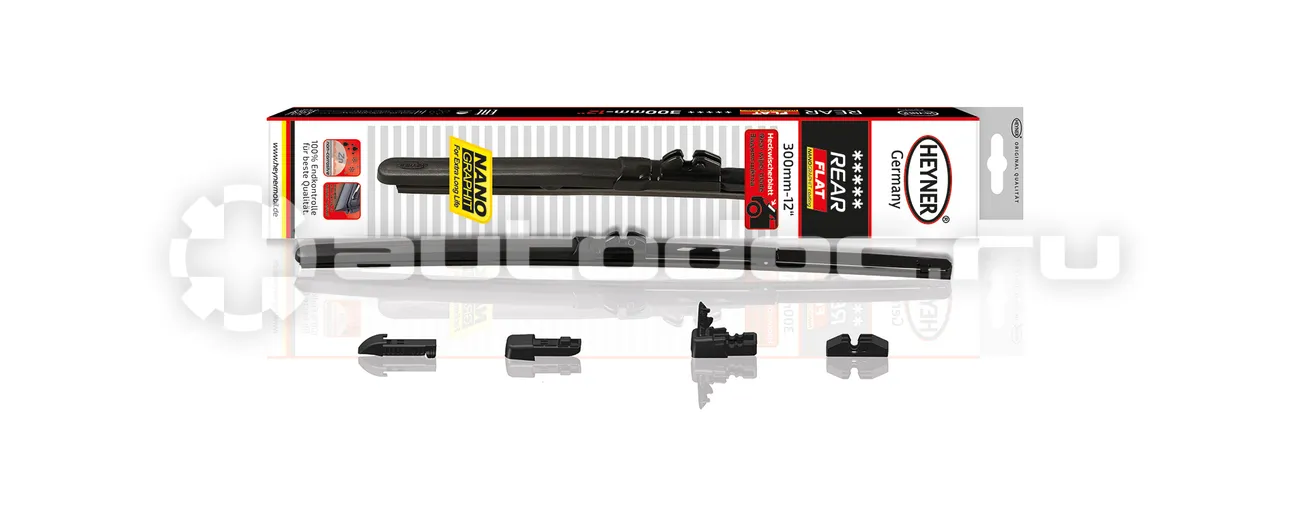 HEYNER Щетка стеклоочистителя REAR FLAT HYBRID (задняя)