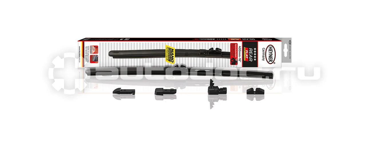 HEYNER Щетка стеклоочистителя  16 | 40 см REAR FLAT HYBRID (задняя)