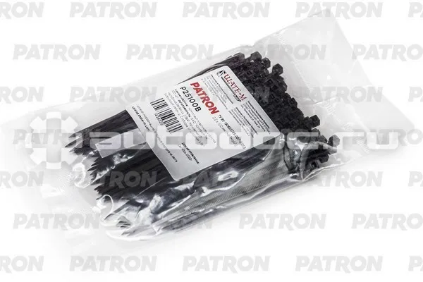 PATRON P25100B Комплект пластиковых хомутов