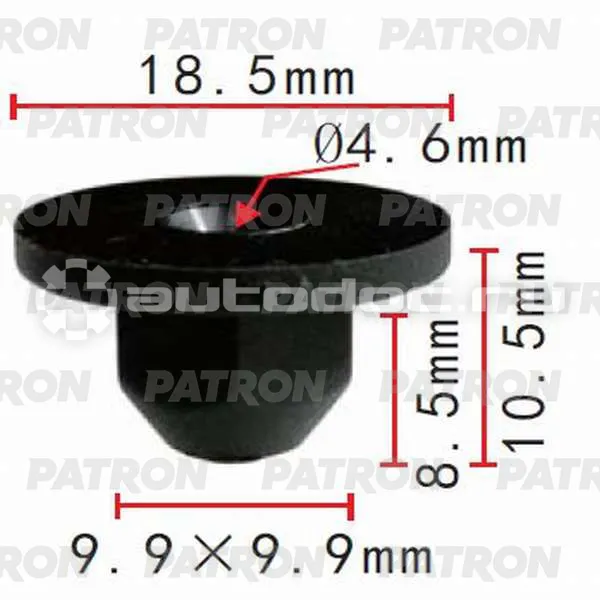 PATRON Гайка пластмассовая
