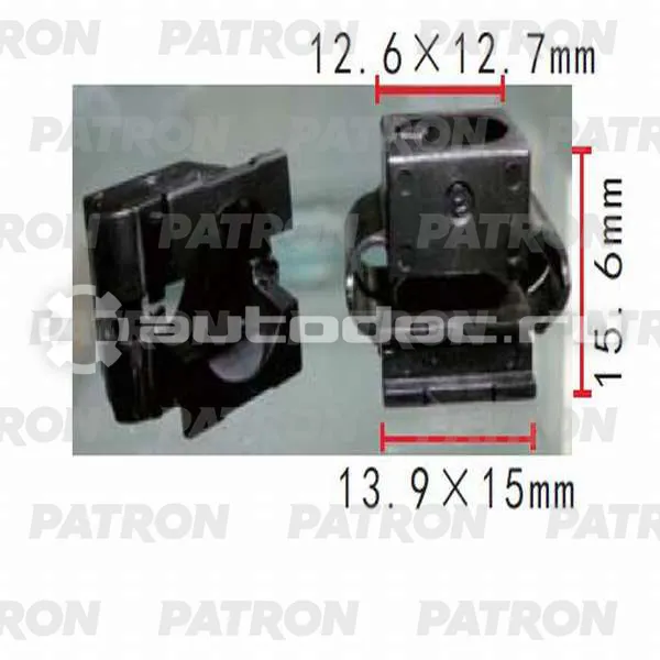 PATRON Зажим пластиковый