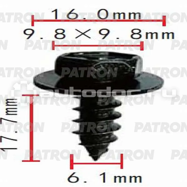 PATRON Винт металлический
