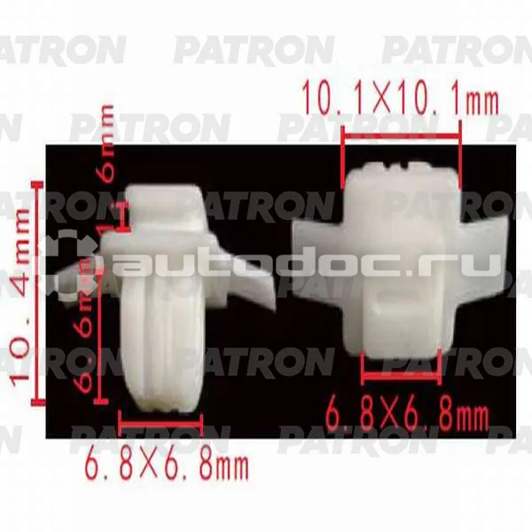 PATRON Клипса пластмассовая