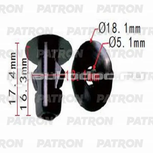 PATRON Фиксатор пластиковый