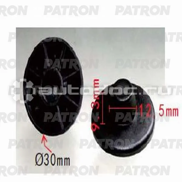 PATRON Клипса пластмассовая