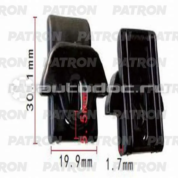 PATRON Скоба пластиковая
