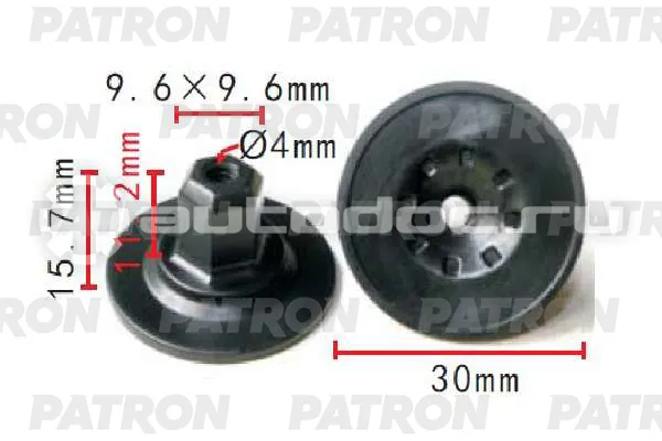 PATRON Гайка пластмассовая