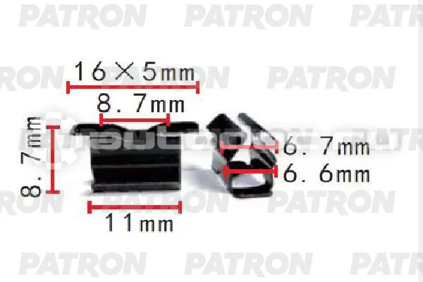 PATRON Скоба металлическая
