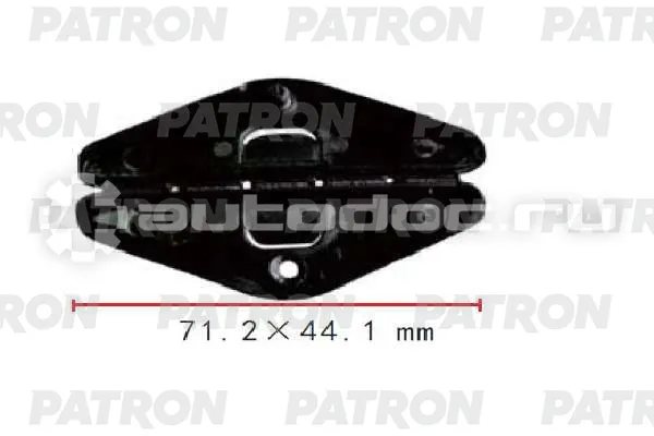 PATRON Клипса пластмассовая