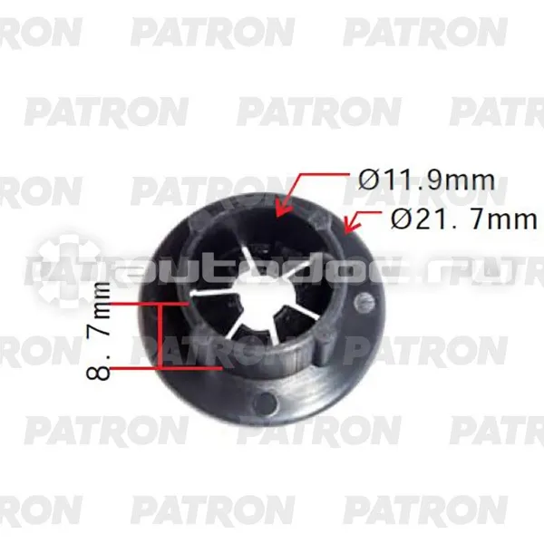 PATRON Втулка пластиковая