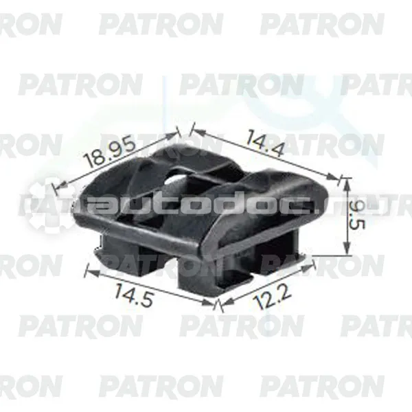 PATRON Клипса пластмассовая