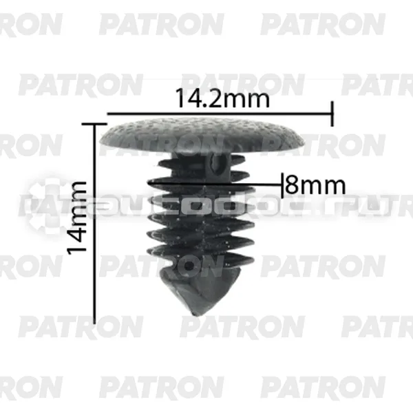 PATRON Клипса пластмассовая