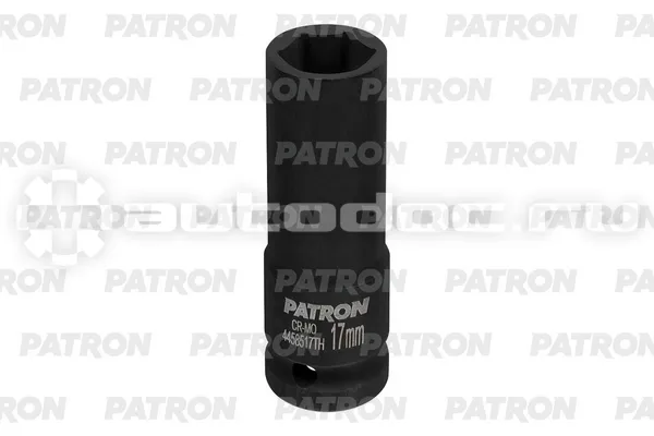PATRON Головка ударная глубокая тонкостенная