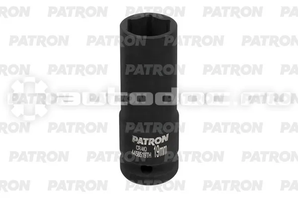 PATRON Головка ударная глубокая тонкостенная