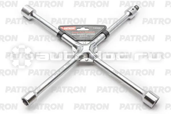 PATRON P-681B400 Ключ баллонный крестообразный усиленный