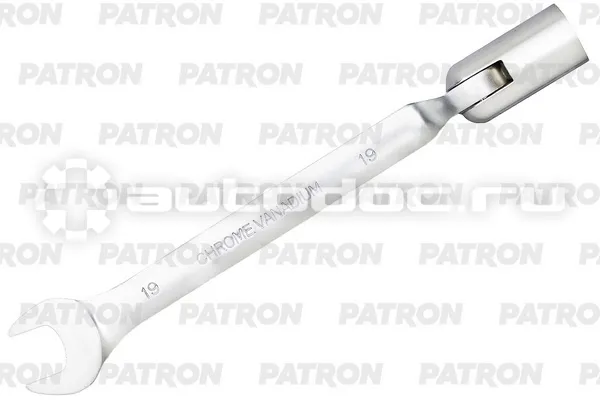 PATRON P-75219R Ключ рожково-торцевой шарнирный