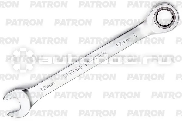 PATRON P-75712 Ключ комбинированный трещоточный
