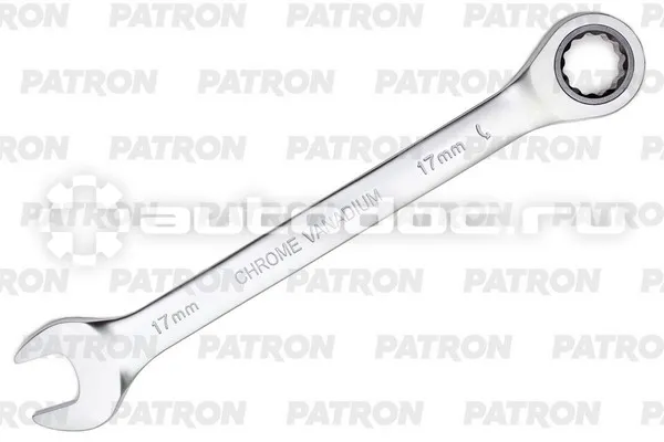 PATRON P-75717 Ключ комбинированный трещоточный