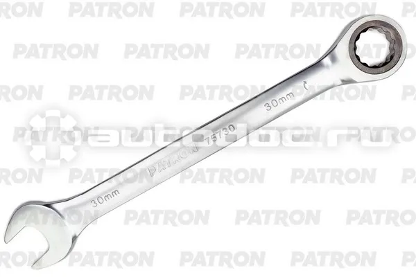 PATRON P-75730 Ключ комбинированный трещоточный