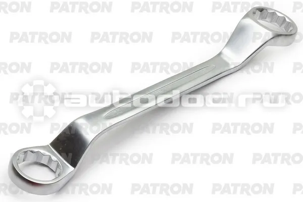 PATRON P-7585055 Ключ накидной изогнутый на 45 градусов