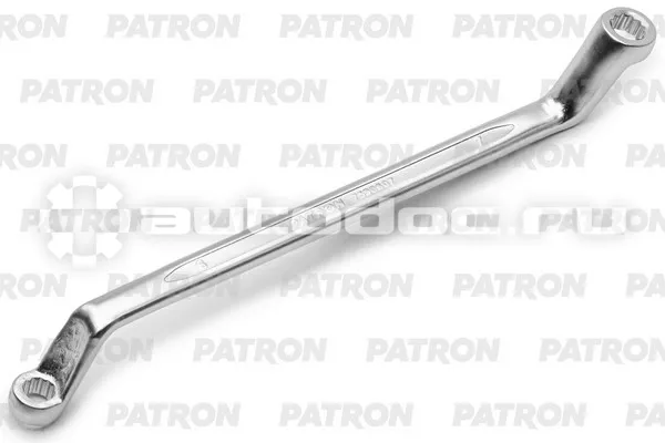 PATRON P-7590607 Ключ накидной изогнутый на 75 градусов