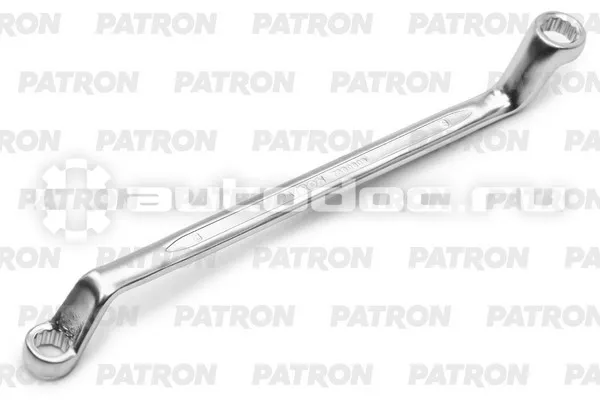 PATRON P-7590809 Ключ накидной изогнутый на 75 градусов