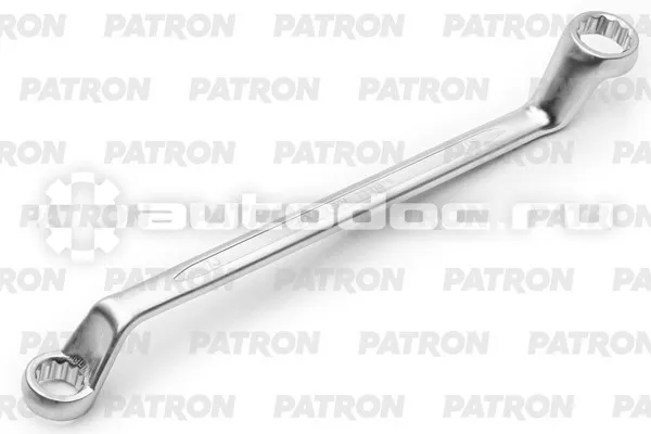 PATRON P-7591316 Ключ накидной изогнутый на 75 градусов