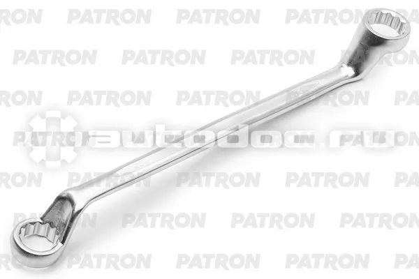 PATRON P-7592528 Ключ накидной изогнутый на 75 градусов